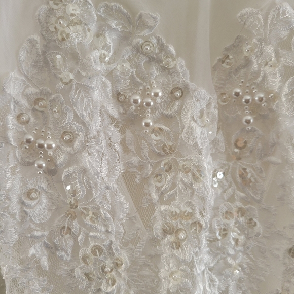 Frederick's of Hollywood Vintage White Nightgown Size Small - Picture 3 of 6